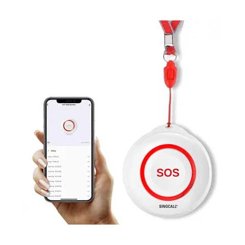 SINGCALL Tuya WiFi Smart SOS Emergency Button Alarm for Handicapped Caregiver...
