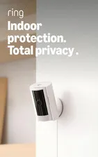 Indoor Cam, Home or Business Security in 1080P HD Video, 2-Pack, White