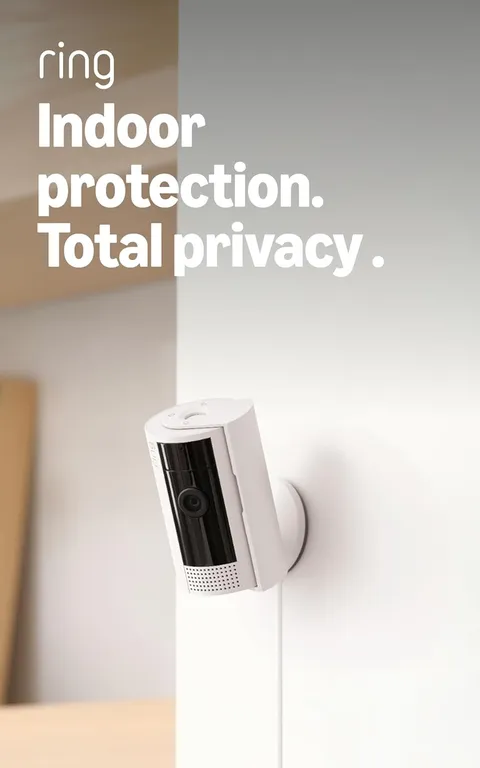 Indoor Cam, Home or Business Security in 1080P HD Video, 2-Pack, White