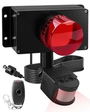 Smart Remote Control Alarm Light with Infrared Motion Detection, 125dB Loud S...