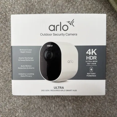 SEALED NEW Arlo Ultra 3rd Gen 4K HDR Add On Security Camera Wireless Outdoor Cam