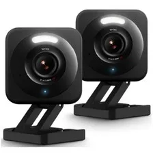 Wireless Security Camera 2 Pack 2.5K QHD Indoor Outdoor Color Night Vision Two