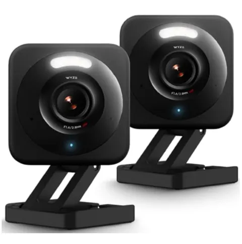 Wireless Security Camera 2 Pack 2.5K QHD Indoor Outdoor Color Night Vision Two