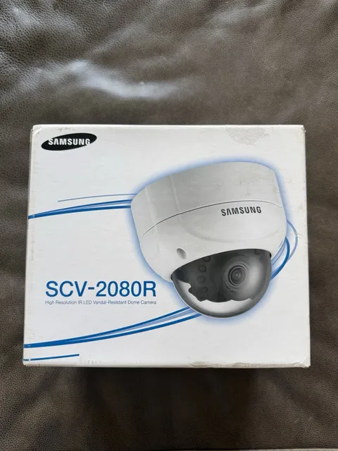Samsung SCV- 20280R Vandal Resistant Dome Security Camera IR LED, High Res.