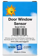 X-10 DS10A Wireless Door Window Sensor Home Security Alarm X10 Model DS10A
