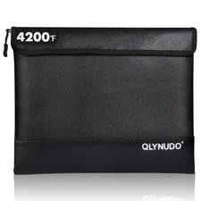 Fireproof Bag Cash Document A4 11x13.3 Inch Waterproof 4200F Safe Reflective