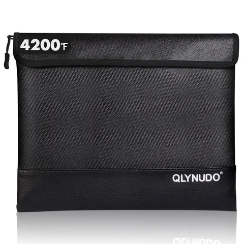 Fireproof Bag Cash Document A4 11x13.3 Inch Waterproof 4200F Safe Reflective
