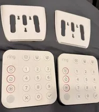 (Lot Of 2) Ring Alarm Keypad 2nd Generation Working- no power adapter