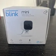 Blink Mini Indoor Plug-in HD Smart Security Camera 