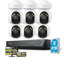 Reolink DIY 8CH PoE Security Camera System 4K PoE Outdoor Camera 24/7 Recording