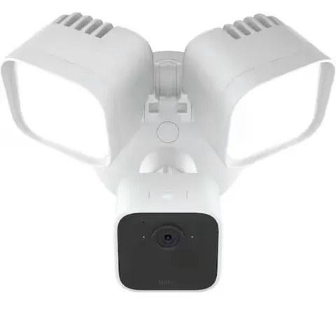 Blink Outdoor Floodlight Wired 1080p Security Camera with Motion Detection White