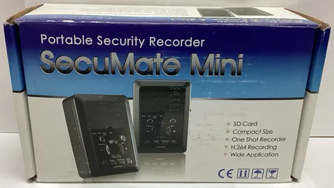 Brand New Secumate Mini Portable Security Recorder ARC-19114 2B0019