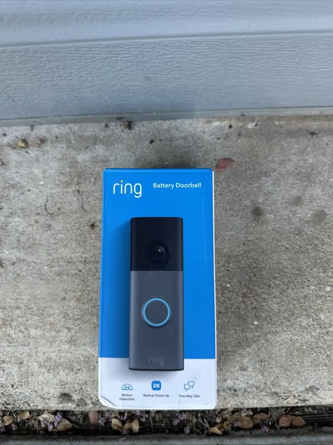 Ring - Battery Doorbell (newest model) Retinal 2K with wide-angle video, up t...