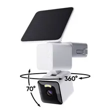 Wyze - Solar Cam Pan 2K - White