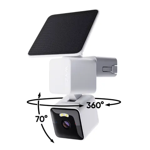 Wyze - Solar Cam Pan 2K - White