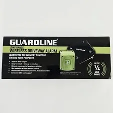 Guardline GL5000 Long Range Wireless Driveway Alarm 1/4 Mile Range Motion Sensor