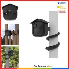 Flexible Twist Mount Weatherproof Camera Cover for Blink Outdoor 4 Black 17.5