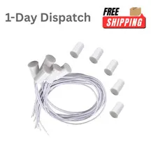 QLXHBOT 5 Sets RC-33 NC Magnetic Door Switch Window Sensor White.