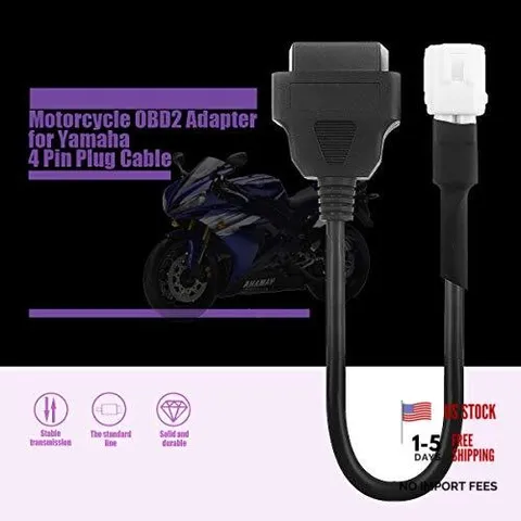 OBD2 Cable Connector Scanner for Yamaha FJR FZ09 FZ10 MT07 MT09 MT10 R1 R6