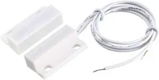 Surface Mount Wired NC Door Sensor Alarm Magnetic Reed Switch White MC-3