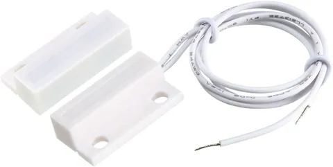 Surface Mount Wired NC Door Sensor Alarm Magnetic Reed Switch White MC-3