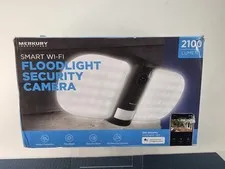 BRAND NEW Merkury Innovations Smart Floodlight Camera (MI-CW016-101W) OPEN BOX