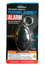 Personal Security Alarm Keychain 100dB Siren + LED Light | Clip-On Safety Alarm