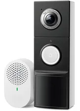 Videoportero WiFi 2K+ con Timbre, Audio, Vista 180° y Detección Inteligente