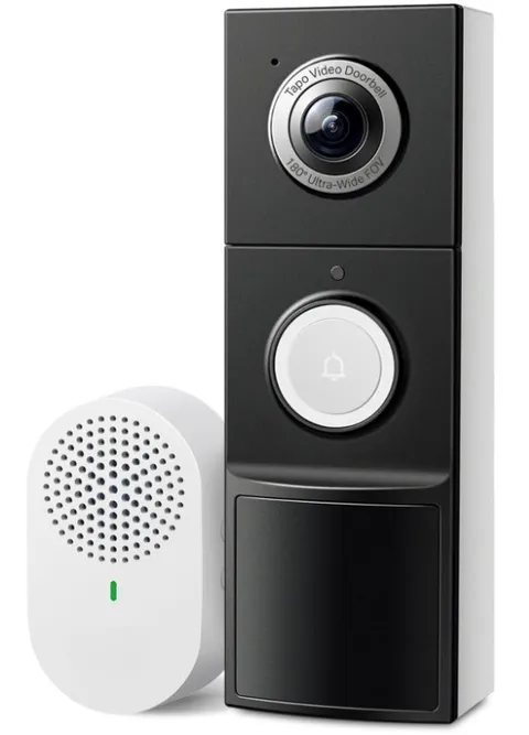 Videoportero WiFi 2K+ con Timbre, Audio, Vista 180° y Detección Inteligente
