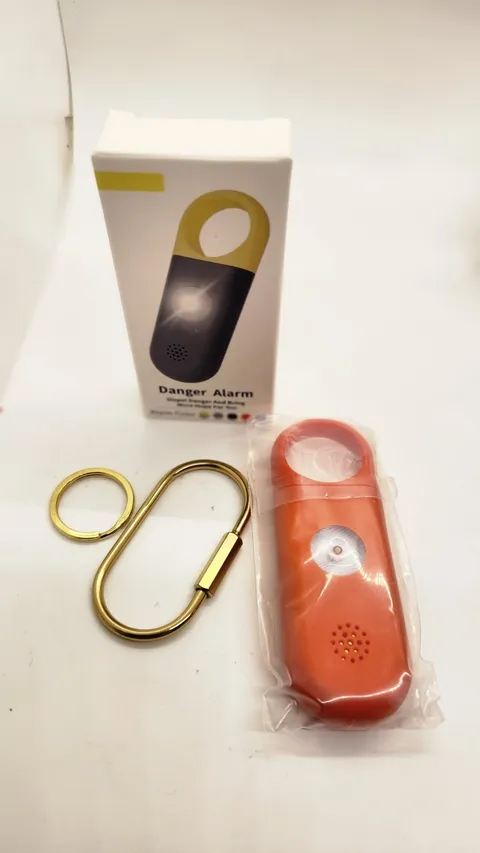 Personal Safety Danger Alarm and Light (Salmon Pink Color)