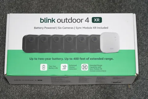 New! Blink Security Cameras 6 Camera Set Outdoor 4 XR w/ Sync Module HD Wireless