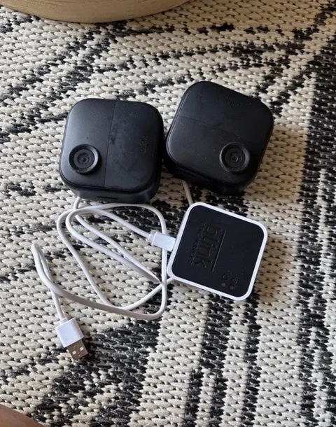 Blink Outdoor 4 (4th Gen) Wireless Security Camera -2 Cameras & Plug In Source