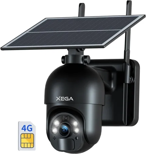 Wireless Outdoor Security Camera with Built-in SIM, Smart Motion Alerts & Talk