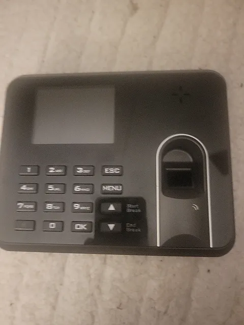 FINGERPRINT TERMINAL TIME ATTENDANCE DEVICE time code card NO CABLES
