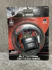 BRINKS 60mm HARDENED STEEL   COMMERCIAL PADLOCK   OUTDOOR   CUT & PRY RESISTANT