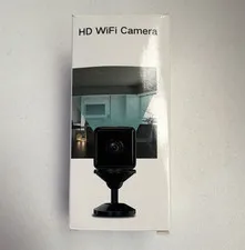 1080p Mini WiFi IP Indoor Security Camera Night Vision Alexa/Google, Black
