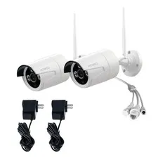xmartO WB2024 W 2K 3MP WiFi 6 Security Camera (2 Pack) 3.6mm Lens Dual Band