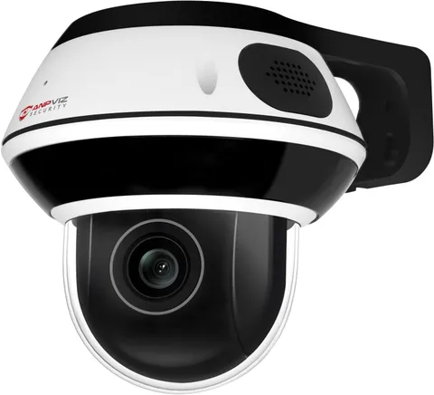 UltraHD 4K 8MP PTZ PoE IP Dome Camera, Outdoor Optical Zoom, Two-Way Audio