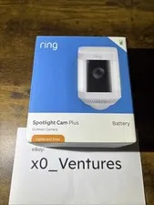 Ring Spotlight Cam Plus (Battery) - White: Outdoor Security Smartphone