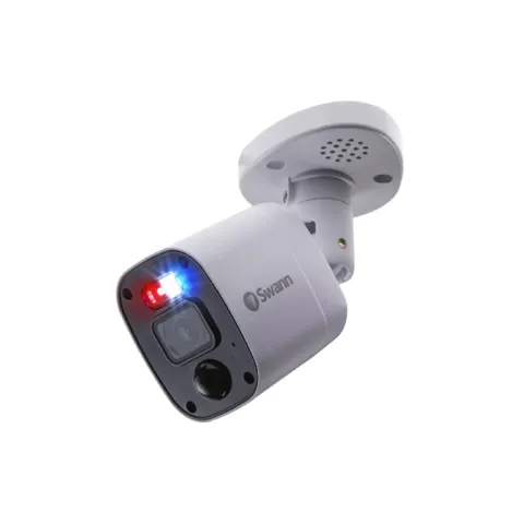 Swann Home 4K Add-On Bullet Camera Color Night Vision for Business & Home