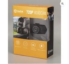 YADA 720P Dash Road Camera, 120-Degree Wide Angle Lens, G-Sensor 4GB SD Card New