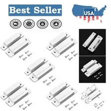 Versatile NC Magnetic Reed Switch Sensor - 5 Pack for Door Security Solutions