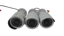 Lot of 3 Samsung SDC-89440BFN 4MP Weather-Resistant IR CCTV Bullet Camera
