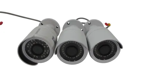 Lot of 3 Samsung SDC-89440BFN 4MP Weather-Resistant IR CCTV Bullet Camera