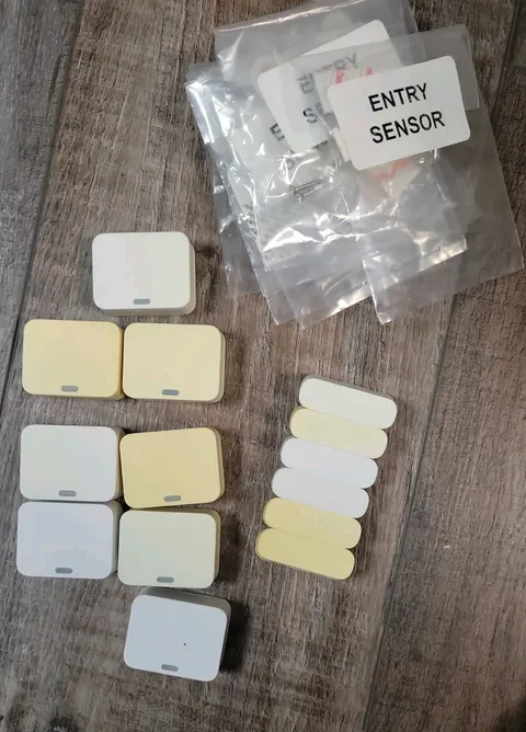 (LOT OF 8) SimpliSafe Security Door / Window Entry Sensor White SSES3 & Magnets