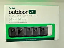 Blink Outdoor 2K+ Wireless Smart Security 5 Cameras & Module Core ⭐ NEW ⭐ SEALED