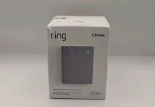 New Ring Chime 3rd Gen Enhanced Audio Real-Time Alerts Home Security White