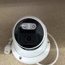 HI-D8SEKL28-DA Vandalproof IR Turret IP Camera 2.8mm POE White