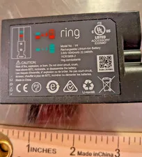 Genuine RING Battery For Peephole Cam Video Doorbell Works Great