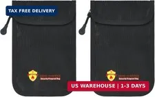 2 Pack Small Fireproof Wallet Pouch, Non-Itchy Waterproof Cash Bag with Zipper,